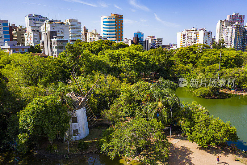 风车公园，阿雷格里港，里约热内卢Grande do Sul，巴西